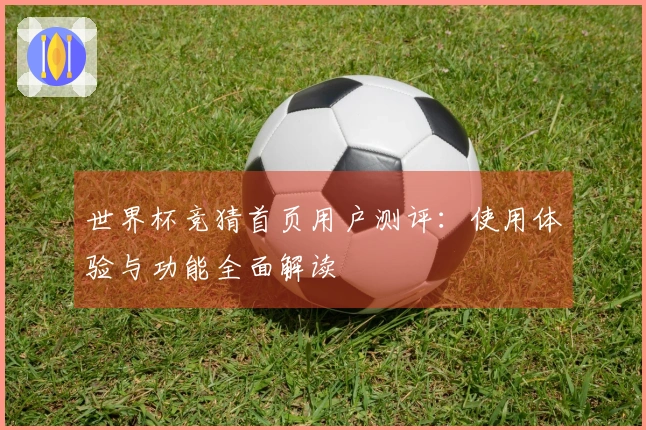 世界杯竞猜首页用户测评：使用体验与功能全面解读